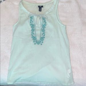 Gap light blue tank top